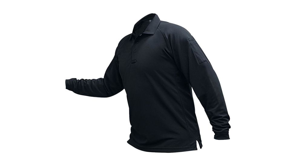 Vertx Men's Coldback Long Sleeve Polo Shirt, Navy, Size Extra Small VTX4020NVP-XSMALL