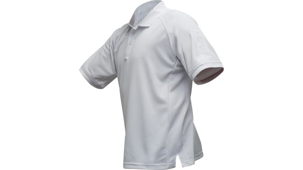 Vertx Men's Coldblack Short Sleeve Polo Shirt, White, Size 2XL VTX4000WHP-2XL