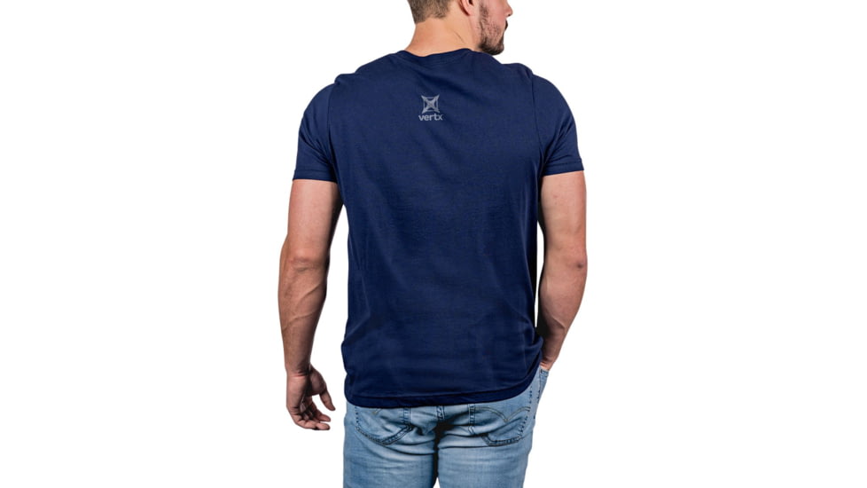 Vertx Peak Assault Tee T-Shirt - Mens, Blue, Extra Large, F1 VTX9039 NA XLARGE