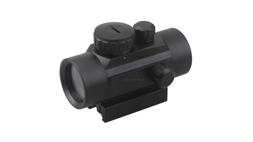 VictOptics Red Dot Sight, 1x35mm, 5 MOA Green/ Red Dot Reticle, 6061-T6, Black, RDSL05