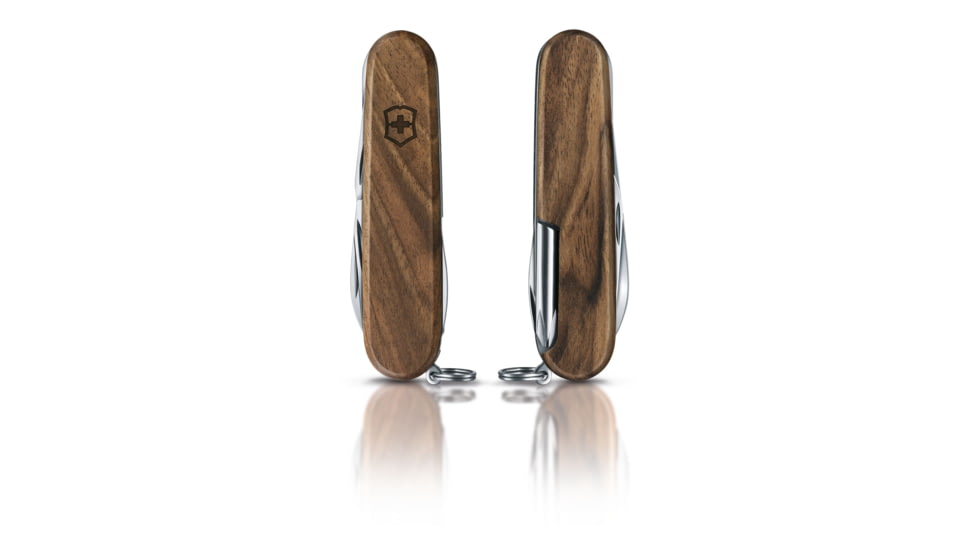 Victorinox Hiker Wood Swiss Army Pocket Knife, Walnut, 91mm, 1.4611.63-X1