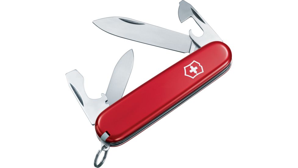 Victorinox Pocket Knife - Recruit Swiss Army Knives, Colors Victorinox Recruit Swiss Army Knives Red