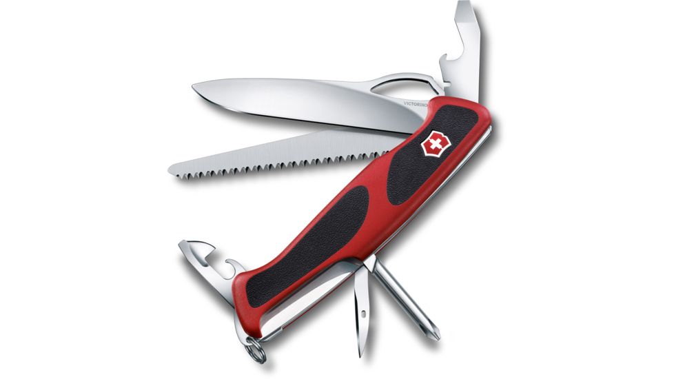 Victorinox RangerGrip 78, Red &amp; Black, 3.9in. 0.9663.MCUS2