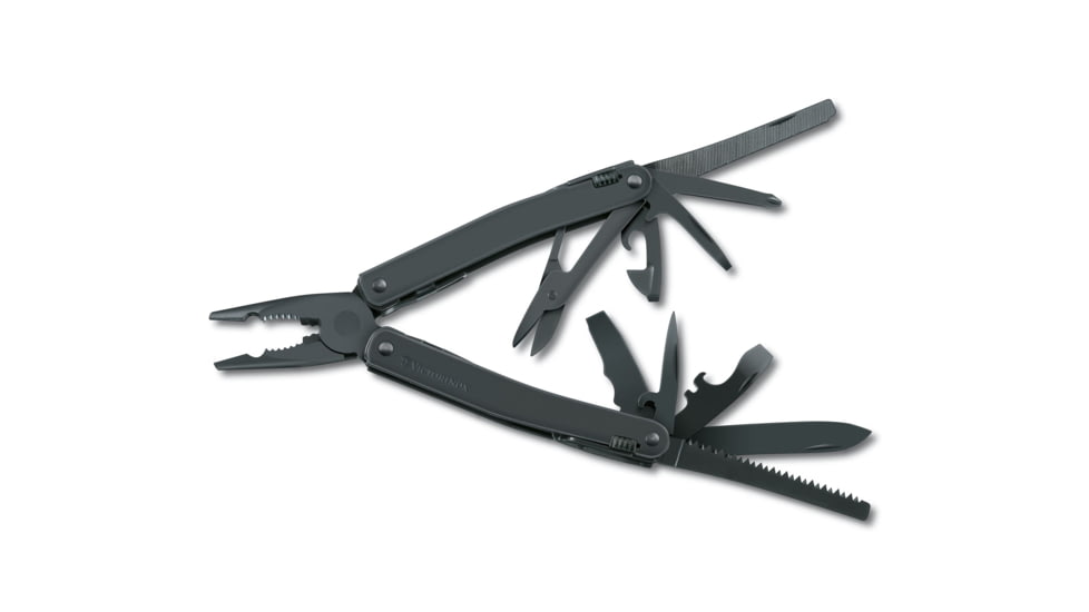 Victorinox SwissTool Spirit X XBS with Nylon Pouch, Black, 105mm, 3.0224.3CN-X1