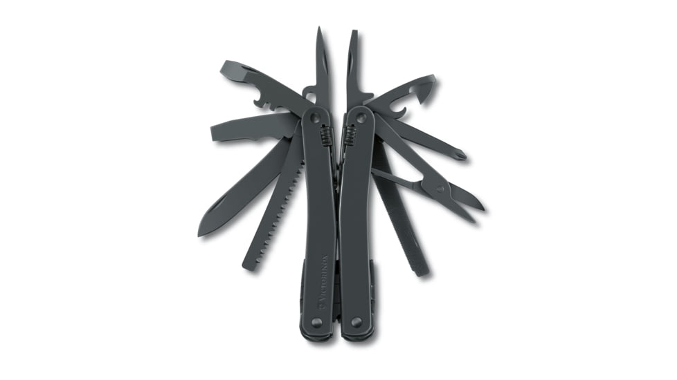 Victorinox SwissTool Spirit X XBS with Nylon Pouch, Black, 105mm, 3.0224.3CN-X1