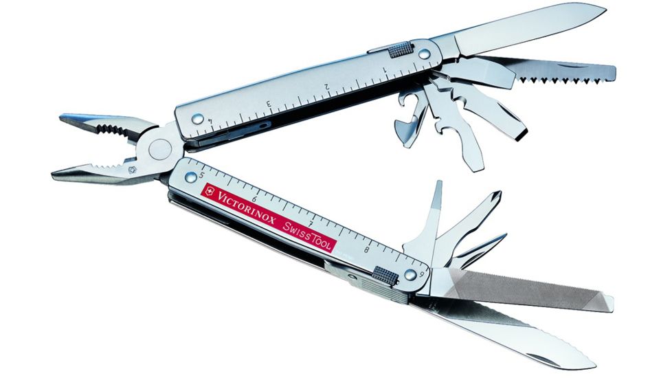 Victorinox SwissTool Swiss Army MultiTool, Stainless Steel 53905 