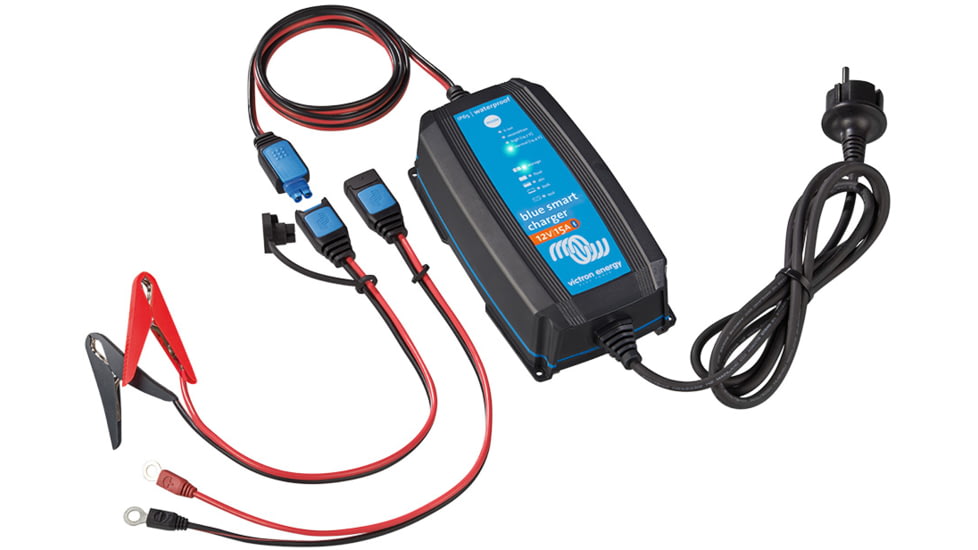 Victron Energy BlueSmart IP65 Charger, 12 volts, 15 amps, Black, BPC121531104R
