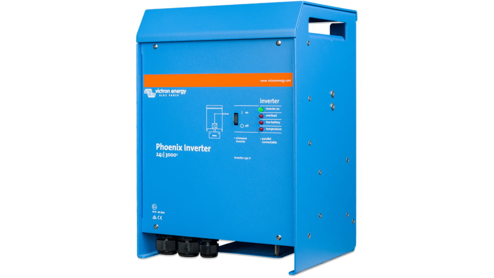 Victron Energy Phoenix Inverter Smart, 24 volts, 3000W, 120 VAC, 60Hz, Blue, PIN243020100