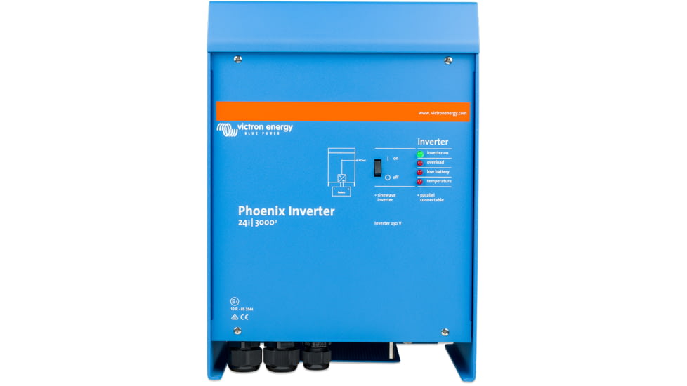 Victron Energy Phoenix Inverter Smart, 24 volts, 3000W, 120 VAC, 60Hz, Blue, PIN243020100
