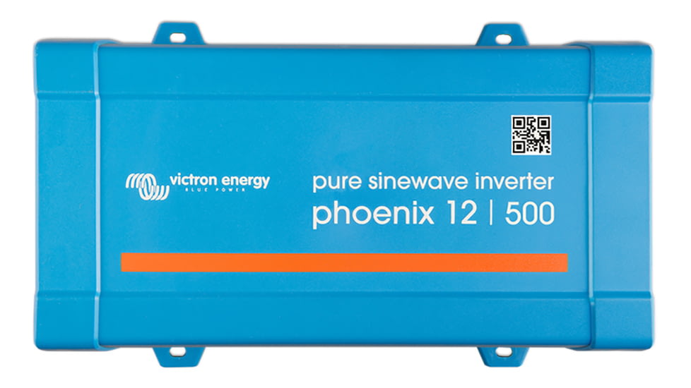 Victron Energy Phoenix Inverter VE.Direct, 12 volts, 500W, 120 VAC, 50/60Hz, Blue, PIN125010500