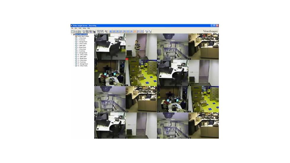 Video Insight Ip Camera Software With 12 Cameras On One Server