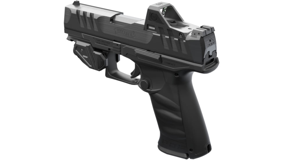 Viridian Weapon Technologies CTL Custom 600 Lumens LED Weapon Light, Walther Arms, Black, 9300045