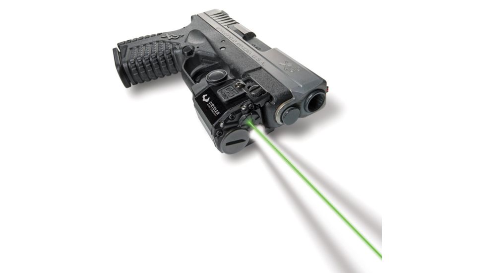Viridian Universal Sub-Compact ECR Green Laser w/ Tactical Light, Black, Ambidextrous, C5L