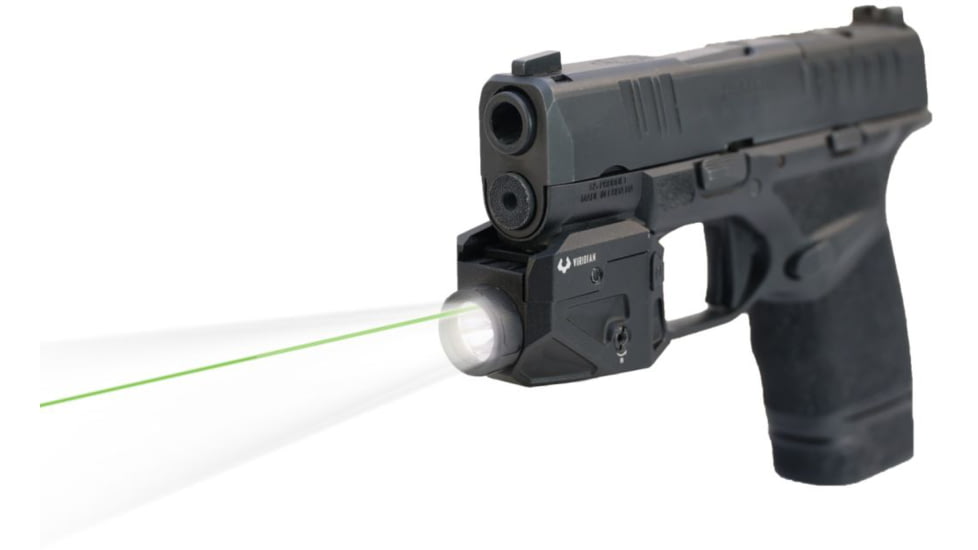 Viridian Weapon Technologies C5L for Springfield Hellcat,Hellcat PRO w/ SafeCharge Power Bank Green Laser