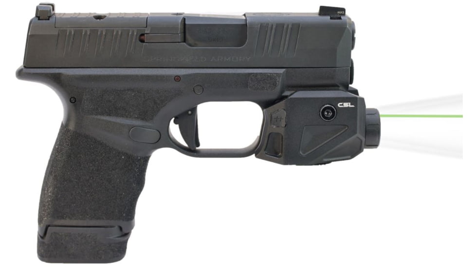 Viridian Weapon Technologies C5L for Springfield Hellcat,Hellcat PRO w/ SafeCharge Power Bank Green Laser