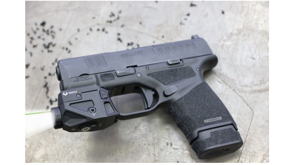 Viridian Weapon Technologies C5L for Springfield Hellcat,Hellcat PRO w/ SafeCharge Power Bank Green Laser