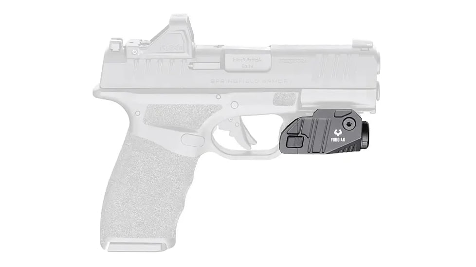 Viridian Weapon Technologies CTL Custom 525 Lumens LED Weapon Light, Lithium Ion, Black, Hellcat/Hellcat Pro, 930-0048