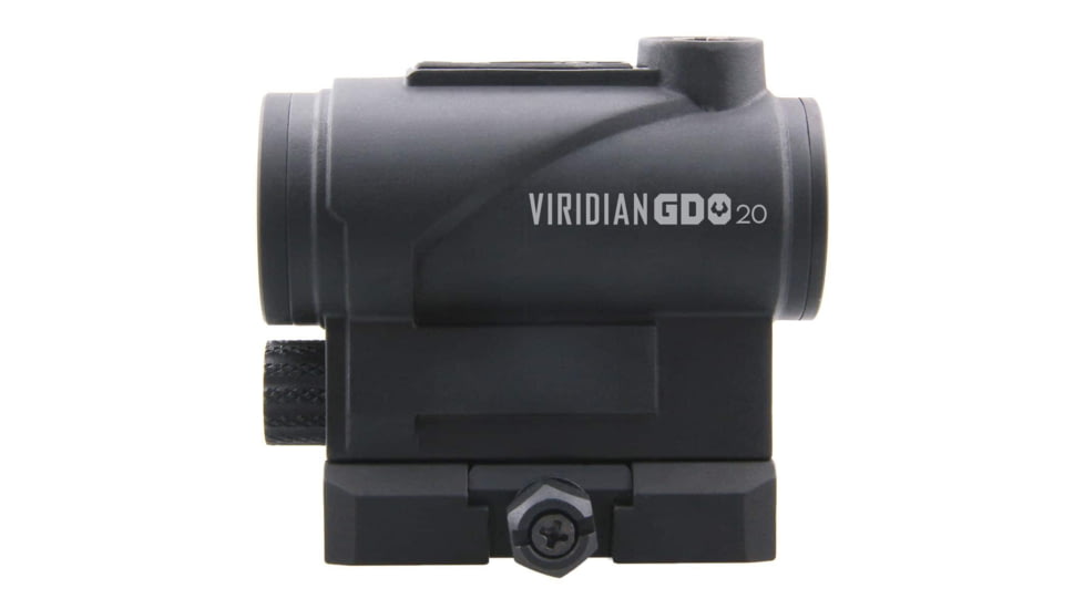 Viridian Weapon Technologies GDO 20 1x20 Green Dot Optic, 3 MOA, Fixed Mount, Black, 981-0026