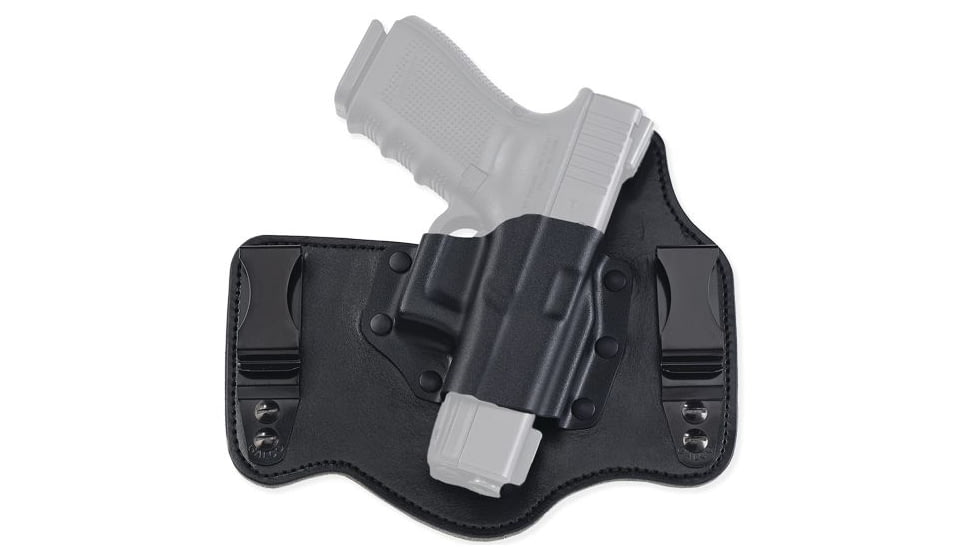 Viridian Weapon Technologies KingTuk Leather IWB Holster by Galco, Springfield XD/XDm w/ C Series, ECR Enabled, Black, 950-0042