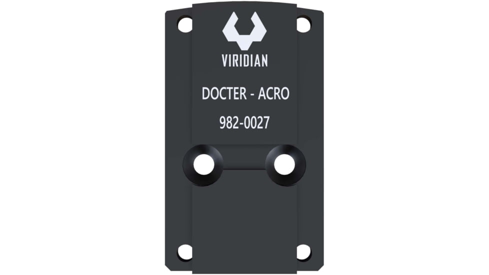 Viridian Weapon Technologies RFX45 Closed Emitter Green Dot Sight includes Docter Adapter, Black, 981-0058