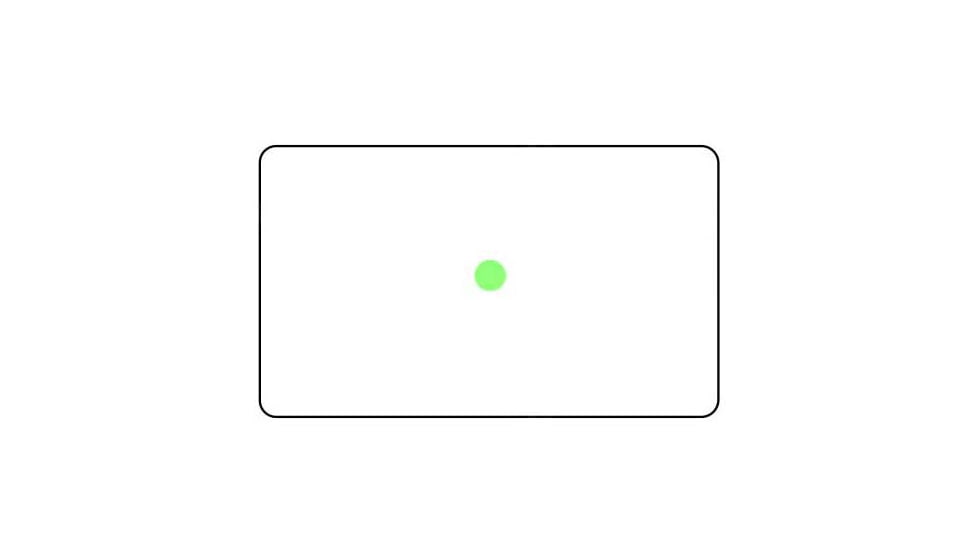 Viridian Weapon Technologies RFX45 Closed Emitter Green Dot Sight includes High Mount for 1/3 Co-Witness, Black, 981-0060