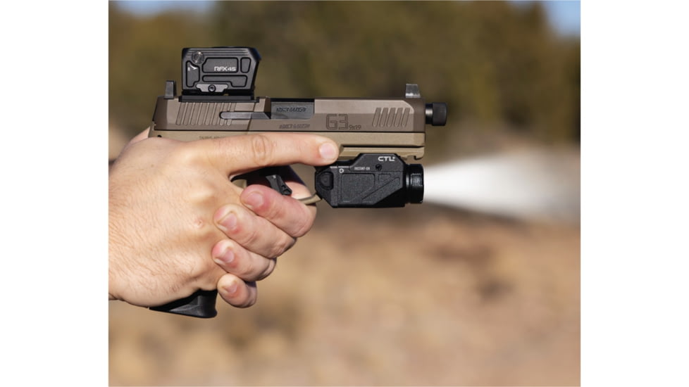 Viridian Weapon Technologies RFX45 Green Dot Sight, Closed Emitter, ACRO Compatible, Instant-on, Black, 981-0051