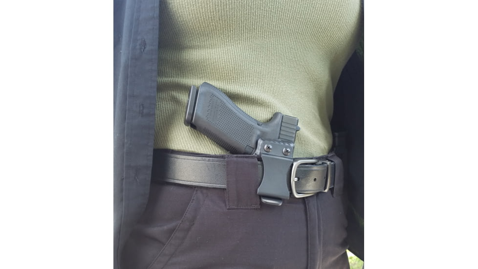 Viridian Weapon Technologies UM Tactical Belt Holster, Springfield Hellcat, Green Laser, Right Hand, Black, 950-0293