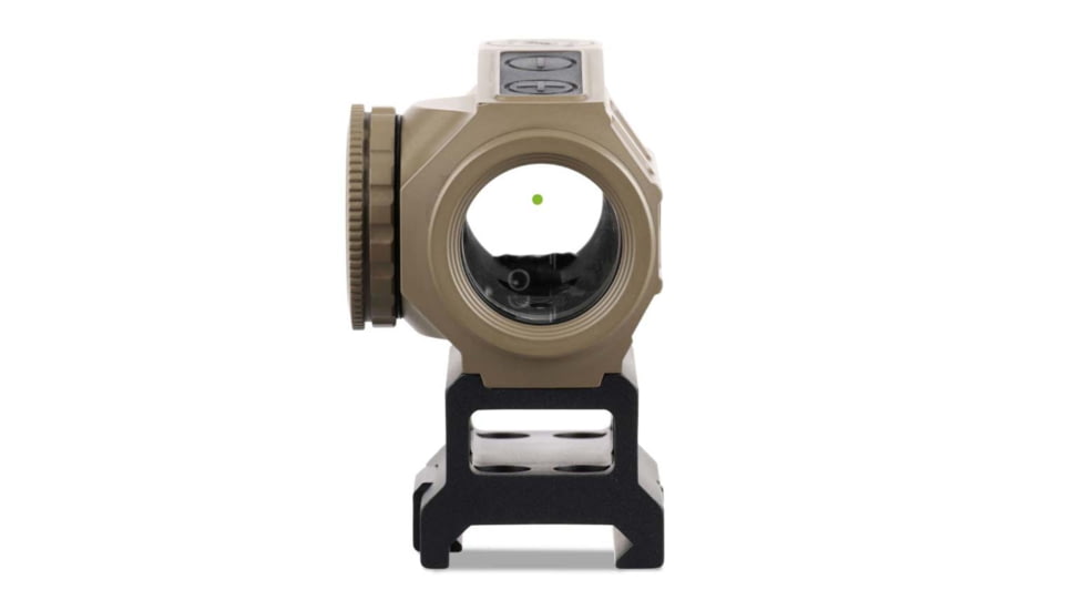 Viridian Weapon Technologies VENTA 1x22mm Reflex Green Dot Sight w/ T2-Style Pic Rail Mount, 2 MOA Green Dot Reticle, Flat Dark Earth, 981-0195