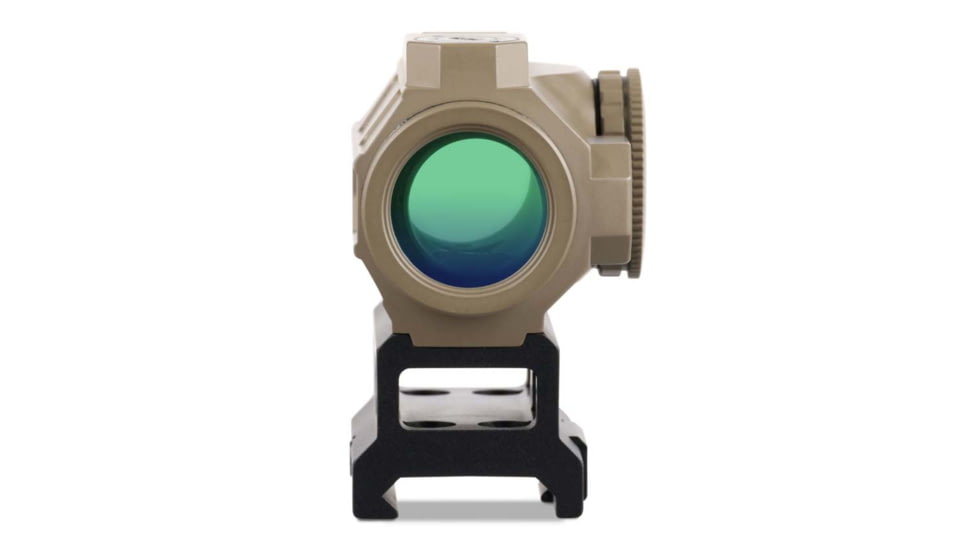 Viridian Weapon Technologies VENTA 1x22mm Reflex Green Dot Sight w/ T2-Style Pic Rail Mount, 2 MOA Green Dot Reticle, Flat Dark Earth, 981-0195