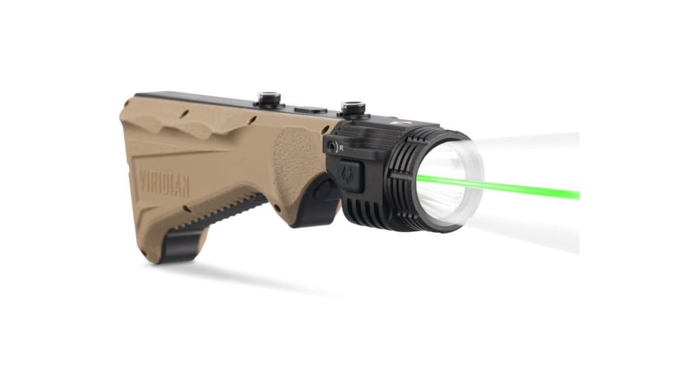 Viridian Weapon Technologies Viridian 4lux 2000 Lumen Light Angled Foregrip Mlok Laser Fde