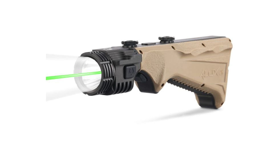 Viridian Weapon Technologies Viridian 4lux 2000 Lumen Light Angled Foregrip Mlok Laser Fde