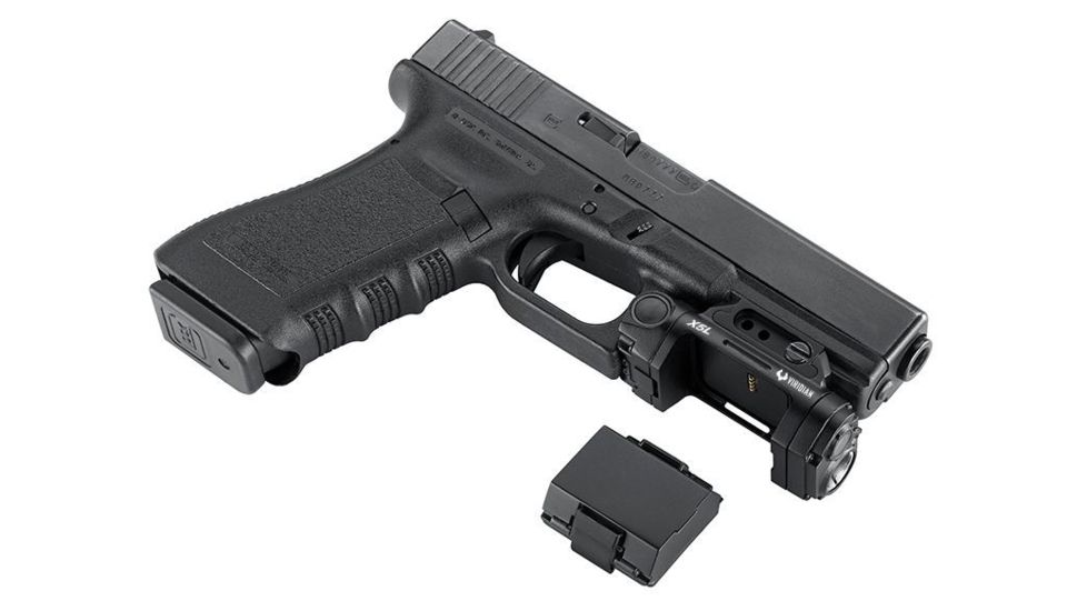 Viridian Weapon Technologies X5L Weapon Lights, Gen 3, Recharchable, White Light / Green Laser, 500 Lumens, Black, 930-0015