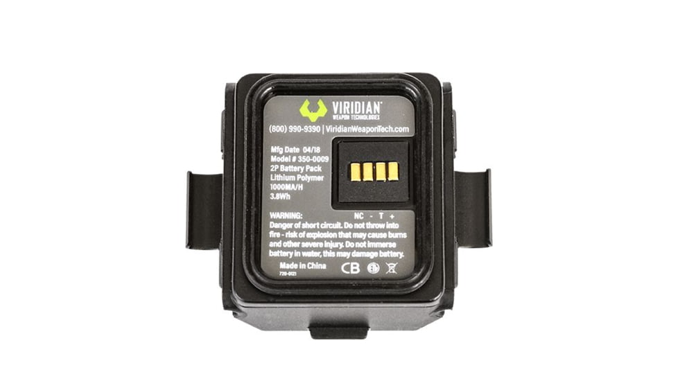 Viridian Weapon Technologies X5L Gen 3 Single Battery, Black, Small, 990-0022