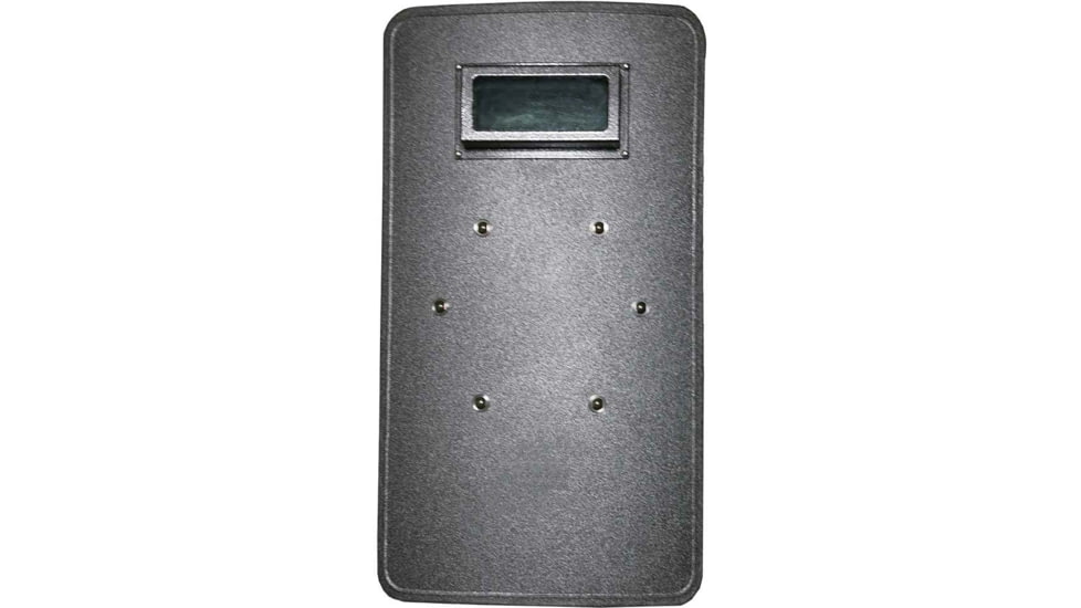 VISM 20w X 36h Level IIIA Ballistic Shield W/ Window, Black, BPSHLD2036L3A