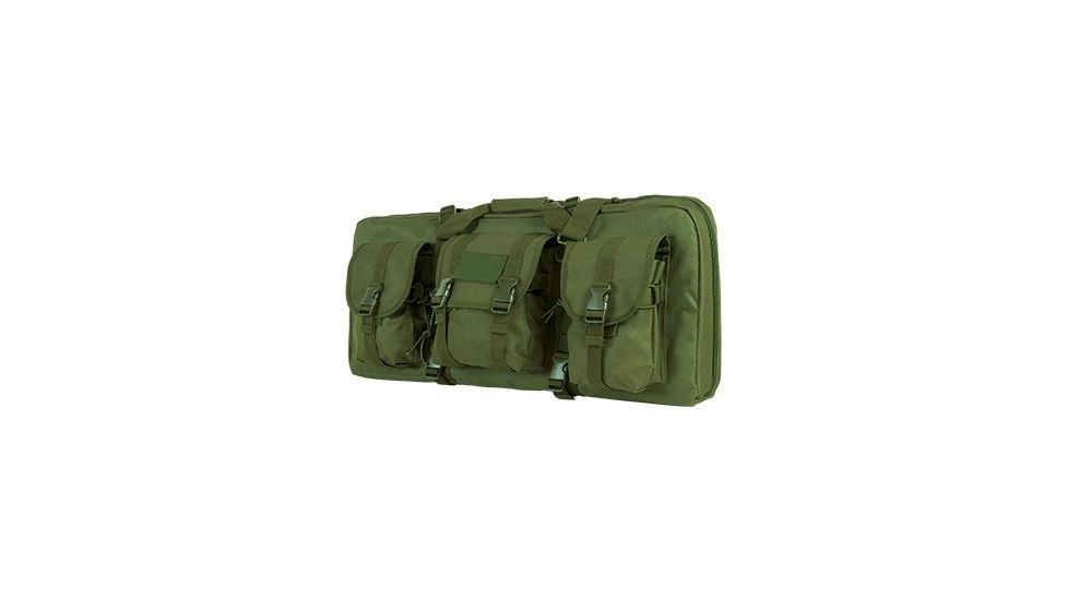 VISM 28in. Deluxe Subgun, AR &amp; AK Pistol Case, Green CVCPD2962G-28
