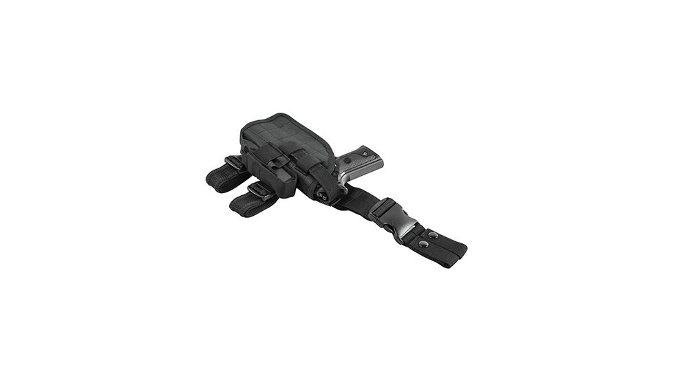 VISM 2954 Universal Drop Leg Universal Holster, Black CVDLHOL2954B