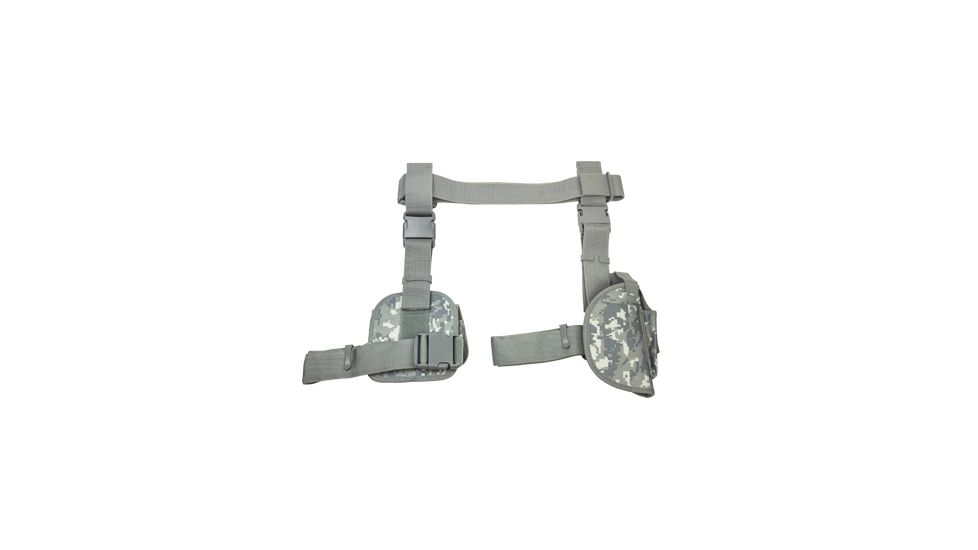VISM 3Pcs Drop Leg Gun Holster And Magazine Holder/Digital Camo, DIGITAL CAMO CV2908D