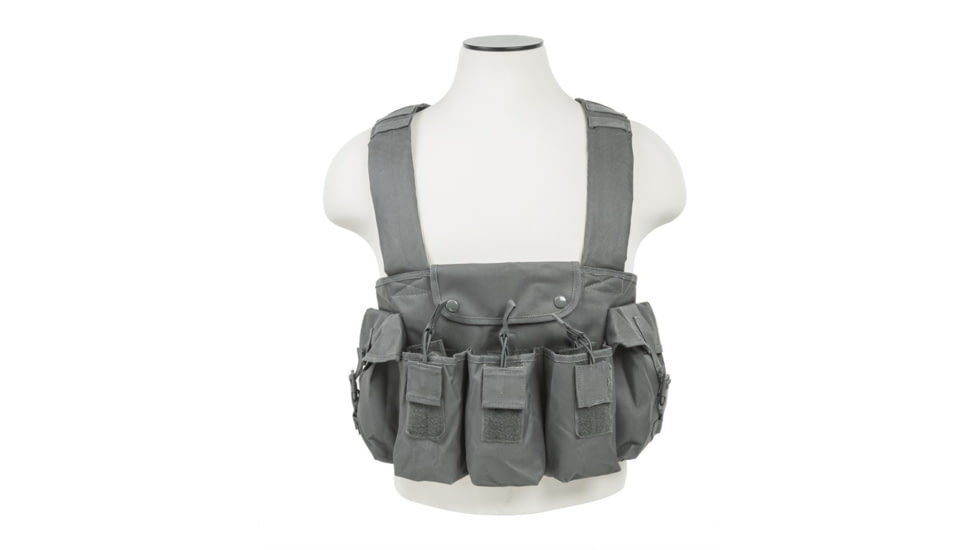 VISM AK Chest Rig, Urban Gray, 10.5in. W x 1.5in. H x 13.5in. D 196646
