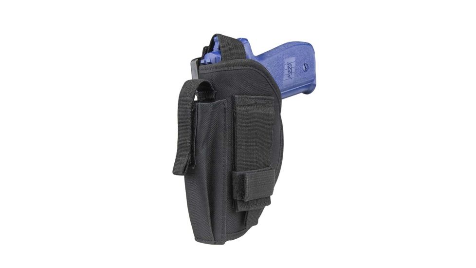 Vism Belt Holster With Mag Pouch, Right Hand, Full To Sub-Compact Semi Auto Size, Black CVHOL3008B