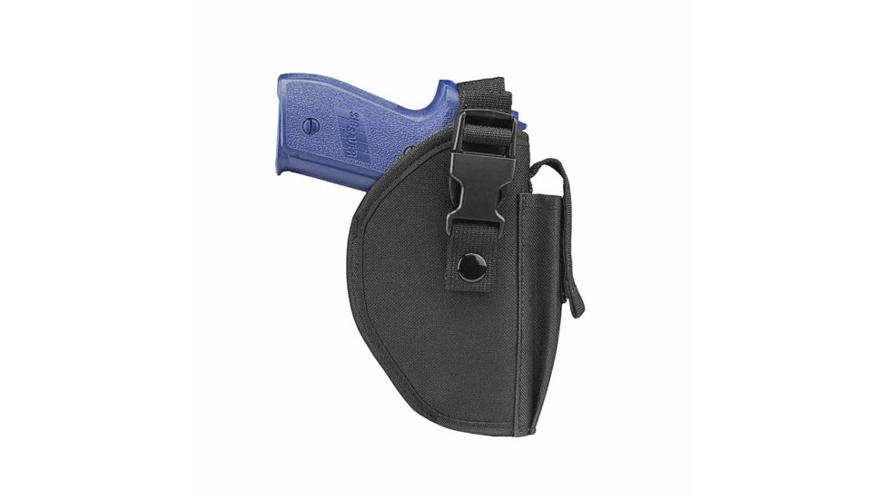 Vism Belt Holster With Mag Pouch, Right Hand, Full To Sub-Compact Semi Auto Size, Black CVHOL3008B