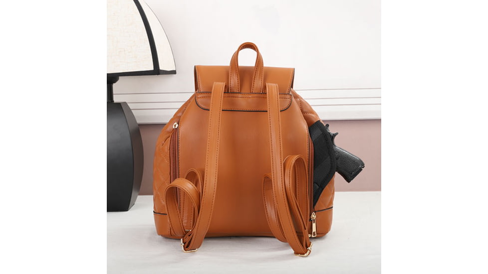 VISM BW9316 PU Daypack, Tan, BW9316T