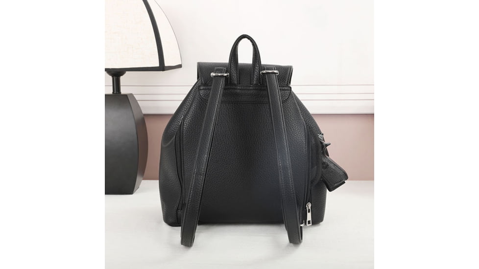 VISM BW9936 PU Daypack, Black, BW9936B