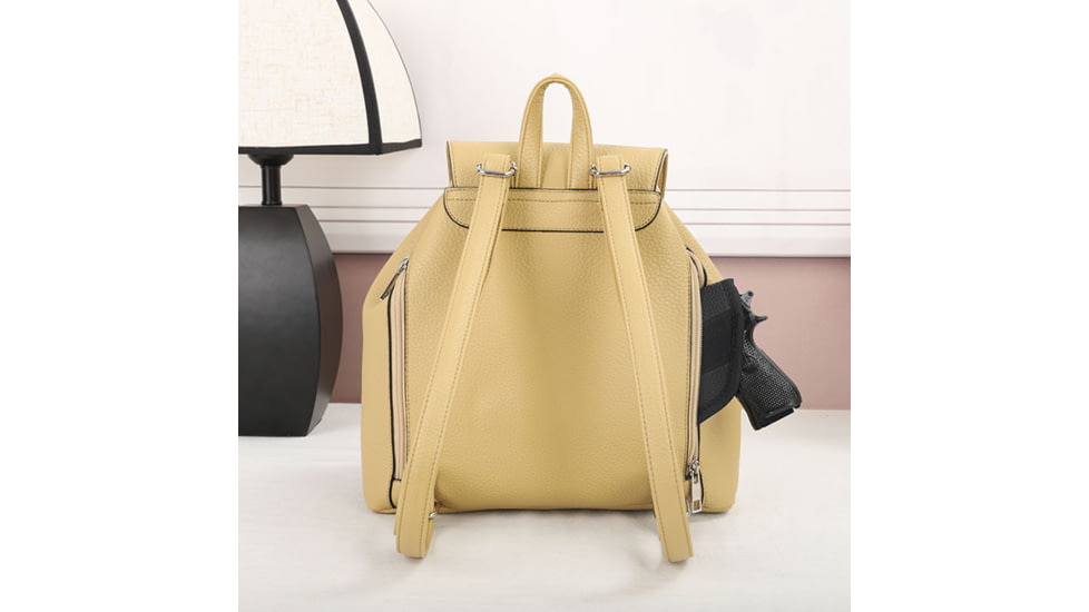 VISM BW9936 PU Daypack, Yellow, BW9936Y