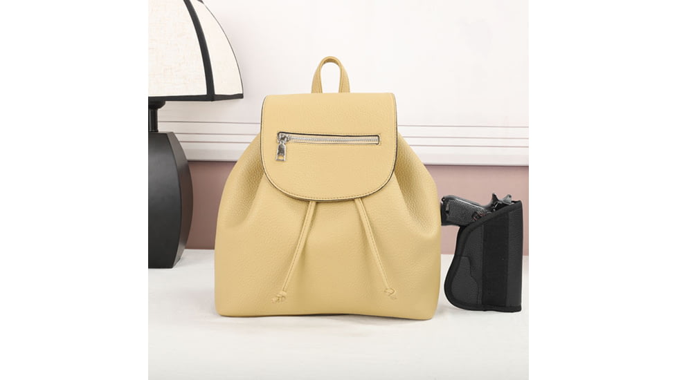 VISM BW9936 PU Daypack, Yellow, BW9936Y