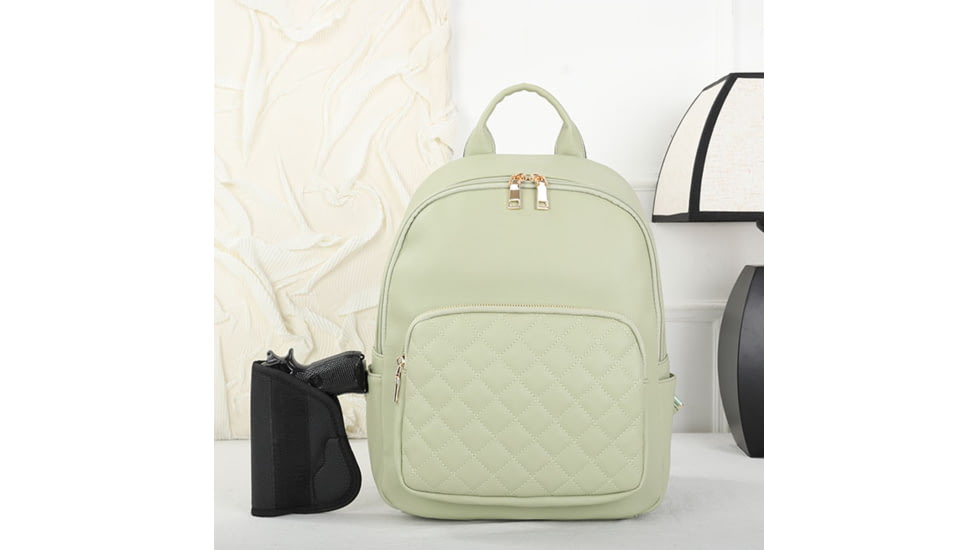 VISM BW9938 PU Daypack, Green, BW9938G