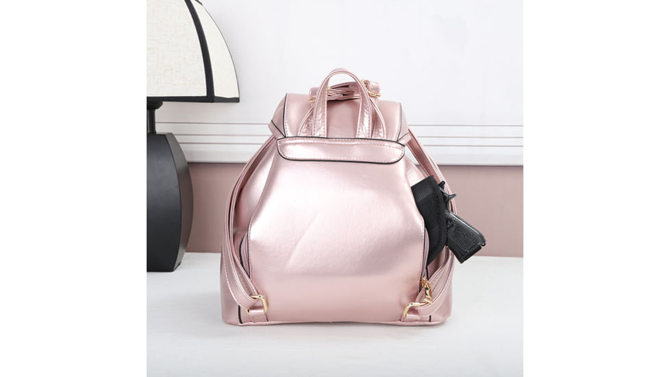 VISM BW9948 PU Daypack, Pink, BW9948PK