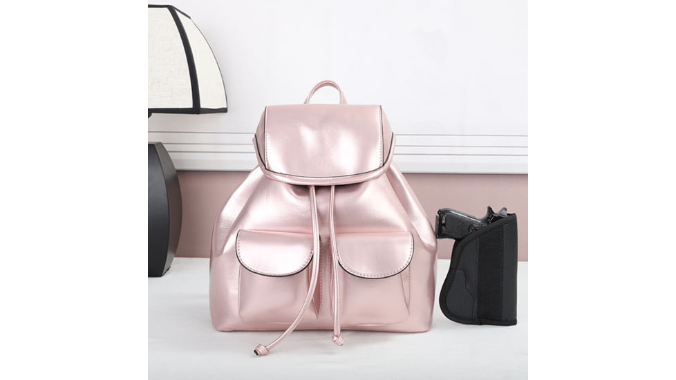 VISM BW9948 PU Daypack, Pink, BW9948PK