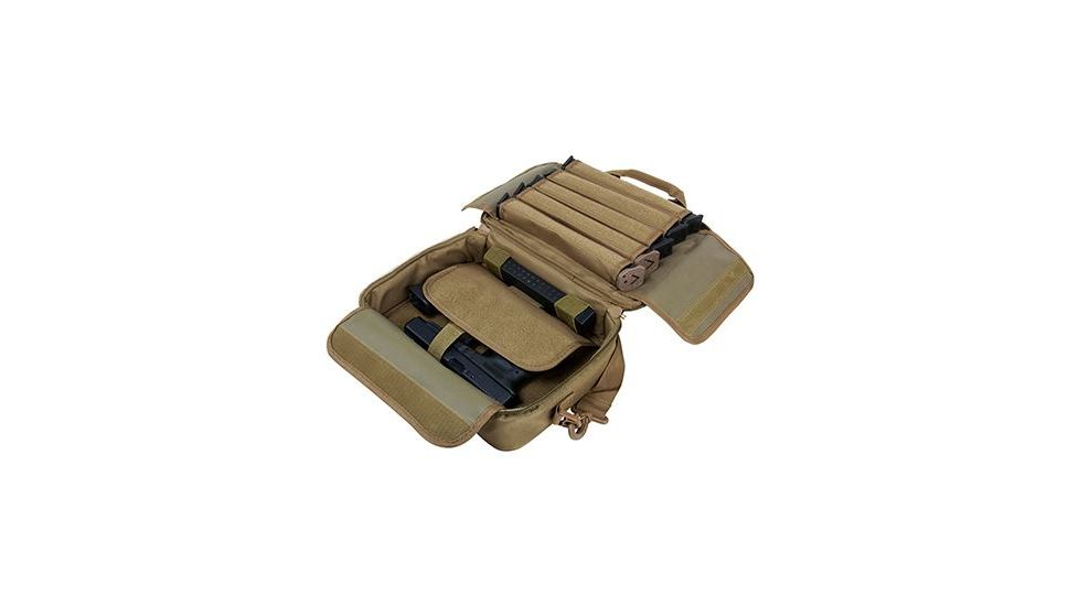 VISM Double Range Pistol Bag, Tan CPDX2971T