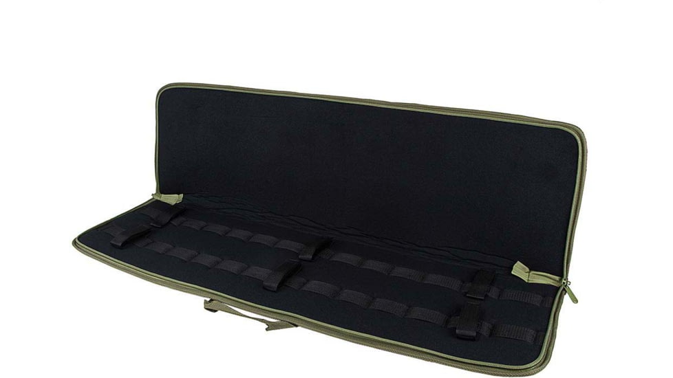 VISM Deluxe Rifle Case, 42in, Green, CVDRC2996G-42