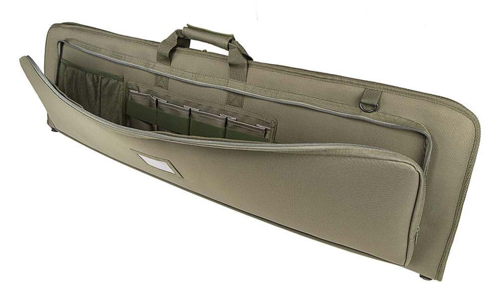 VISM Deluxe Rifle Case, 42in, Green, CVDRC2996G-42
